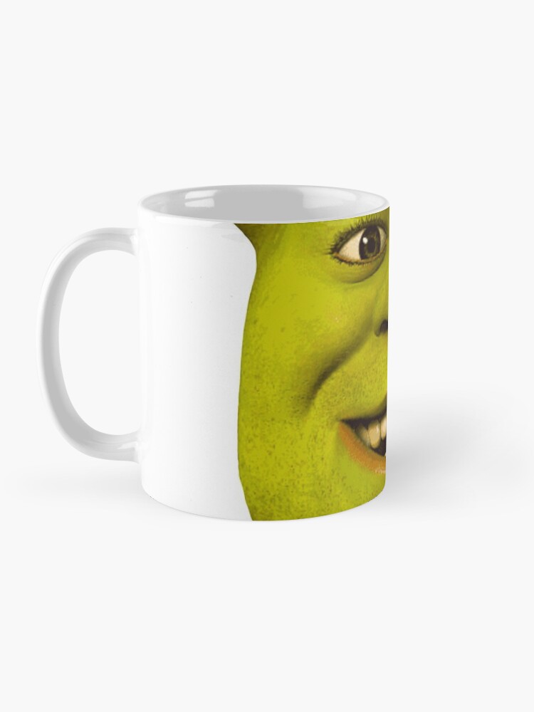 Shrek Figural Great Green Face Ogre Ceramic Coffee Mug Cup