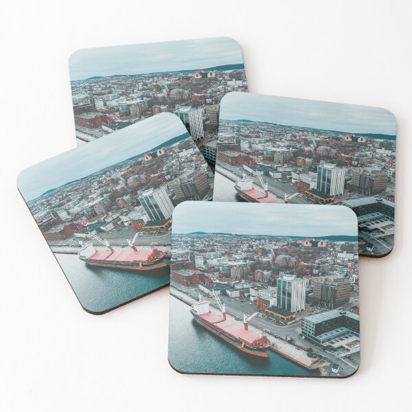 Item preview, The city of St. John's, Newfoundland, Canada with a boat at dock designed and sold by erikallen920.