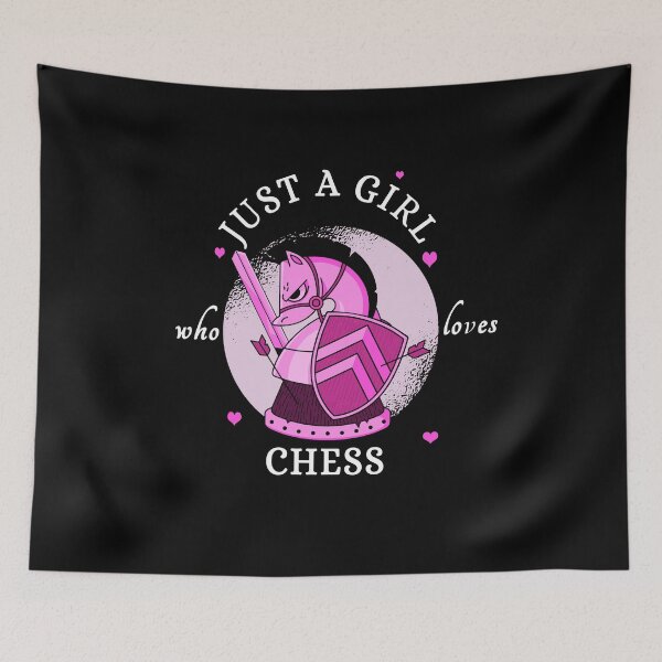 Item preview, Just A Girl Who Loves Chess designed and sold by sketchypages.