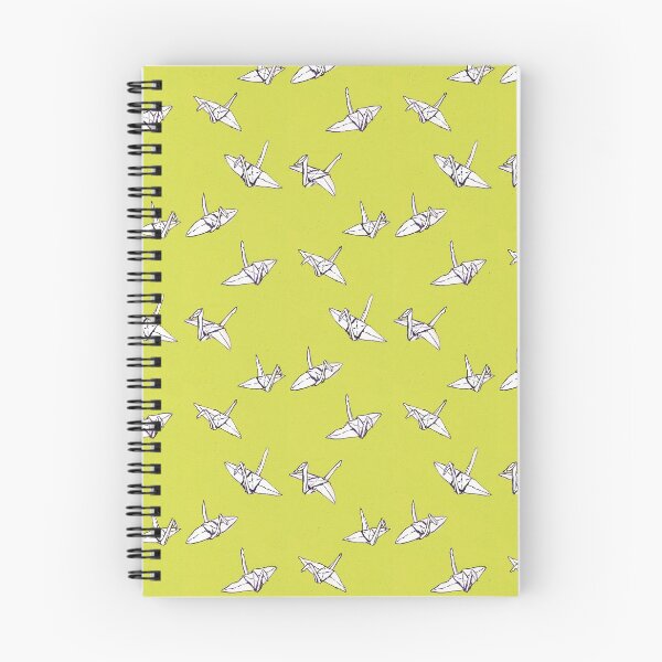 Item preview, yellow crane pattern designed and sold by KarolinaSt.