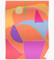 Orange Plant Poster