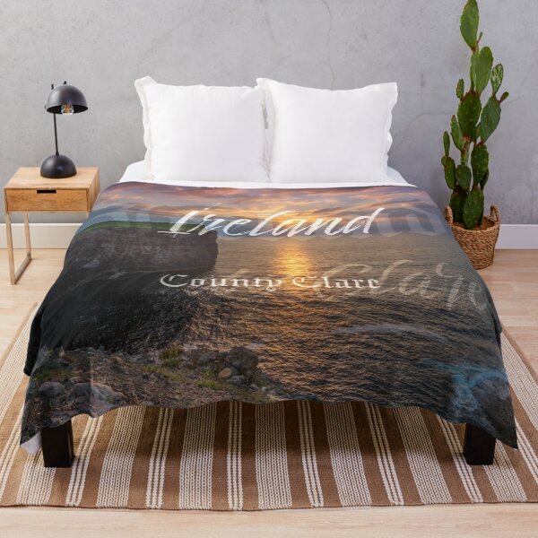 Item preview, IRELAND, County Clare - Baltard Cliffs - Irish Landscape designed and sold by AOKeeshkaPhotos.