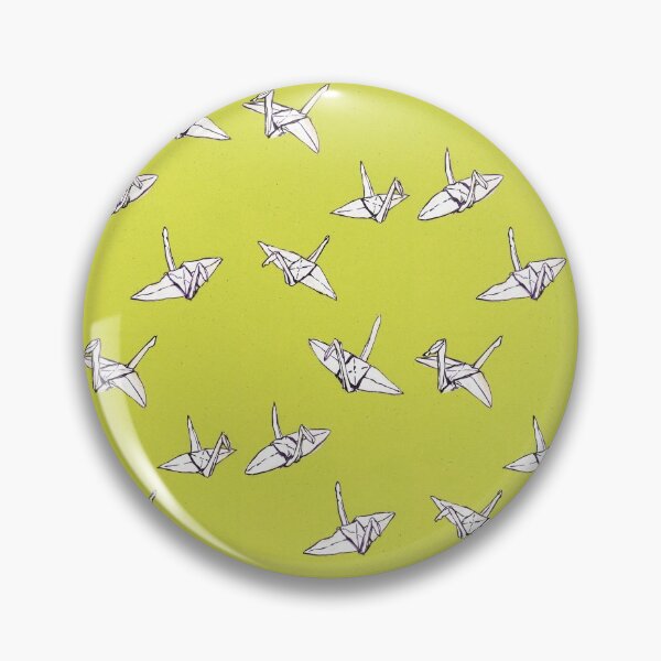 Item preview, yellow crane pattern designed and sold by KarolinaSt.