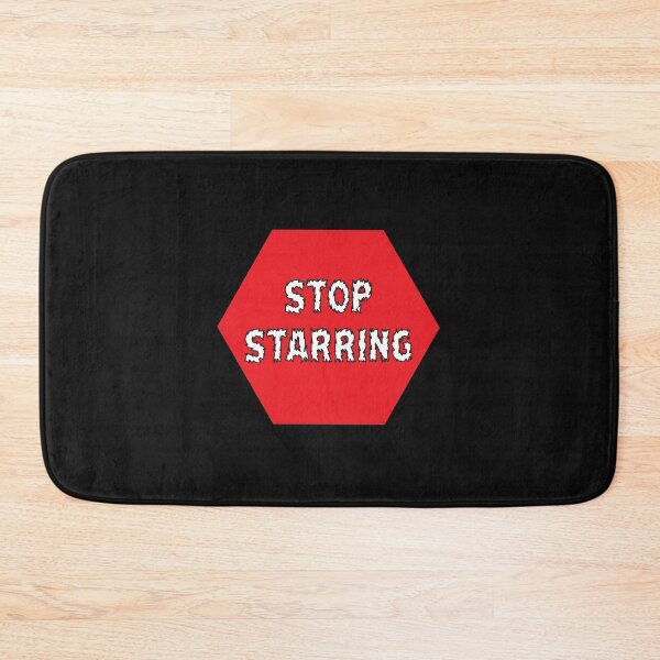 Item preview, A warning sign to stop starring. designed and sold by Jurie Maree.