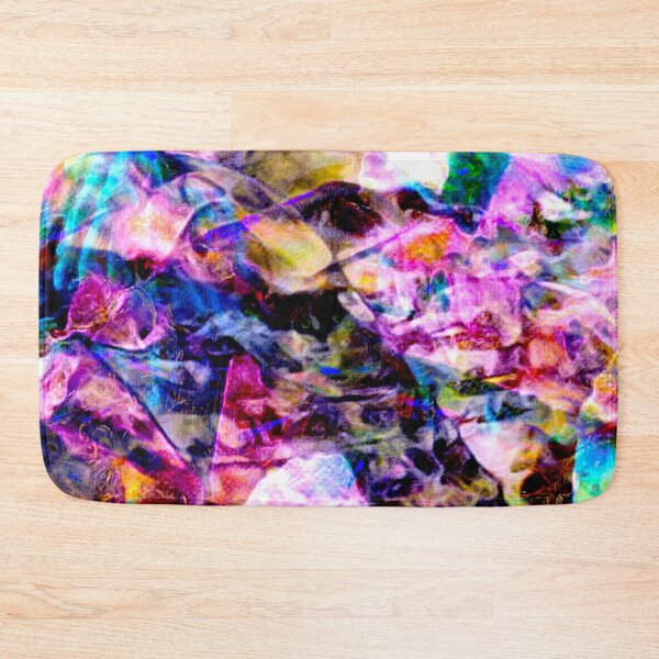 Item preview, Jewels - Abstract Digital Painting - Pink, Blue and Purple Crystal Pattern Art designed and sold by PiperArtDesign.