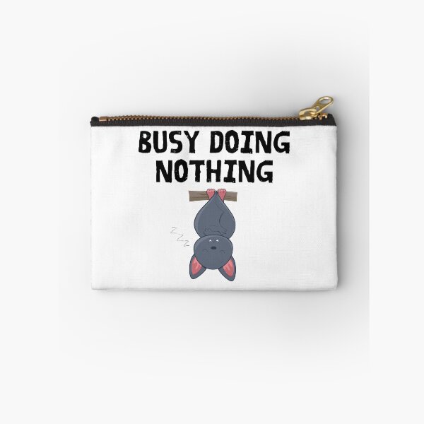 Item preview, Busy Doing Nothing featuring Napping Bat designed and sold by springbloomb.