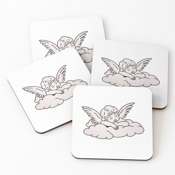 Item preview, Baby angel sleeping on cloud designed and sold by Sticker Store.