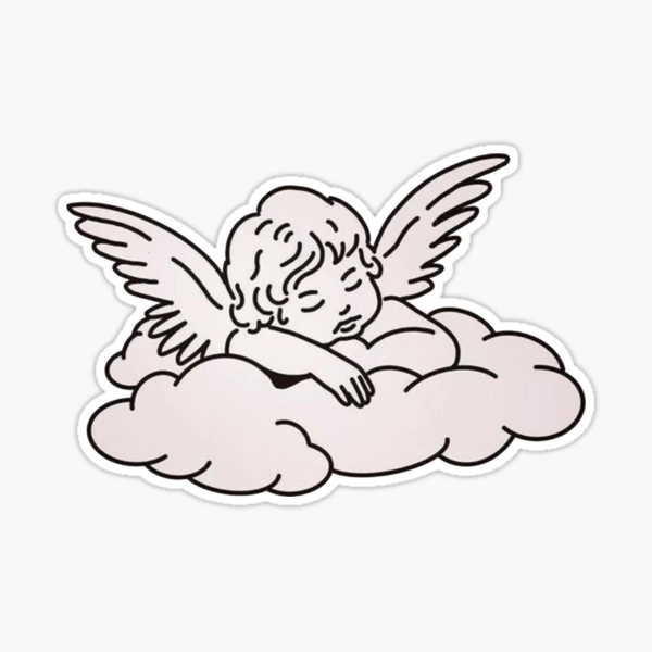 Baby angel Free Stock Vectors