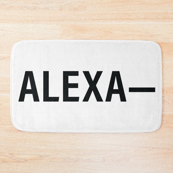 Item preview, Alexa— Typographic print in white and black designed and sold by House of Haha.