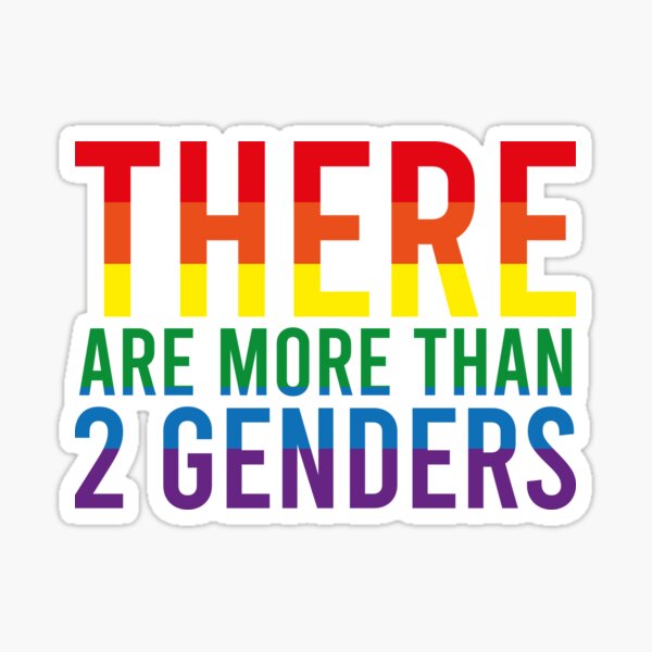 THERE ARE MORE THAN 2 GENDERS Sticker
