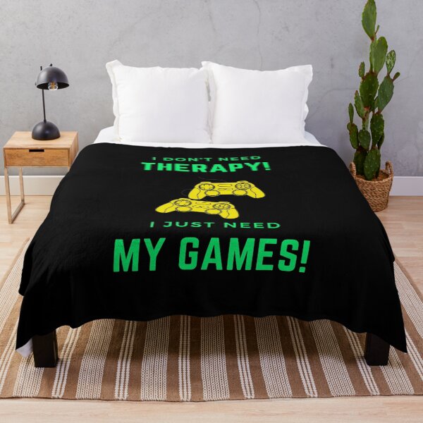 Item preview, I don't need therapy! I Just Need My Games! designed and sold by Desandu.
