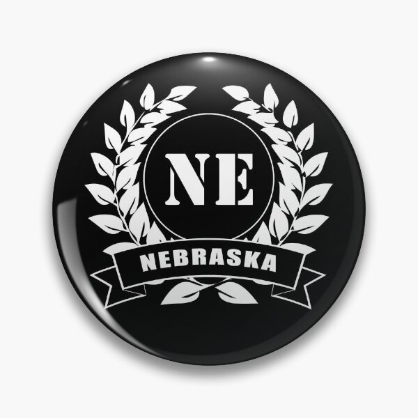 Item preview, Nebraska USA laurel wreath designed and sold by GeogDesigns.
