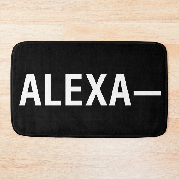 Item preview, Alexa— Typographic print in black and white designed and sold by House of Haha.