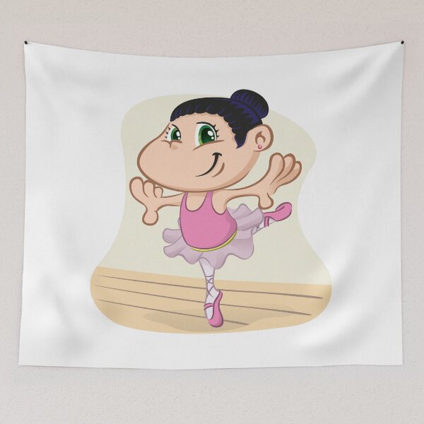 Item preview, Illustration represents child caucasian girl bathing ballet. Ideal for dance and institutional newsletters designed and sold by LucianoCosmo.