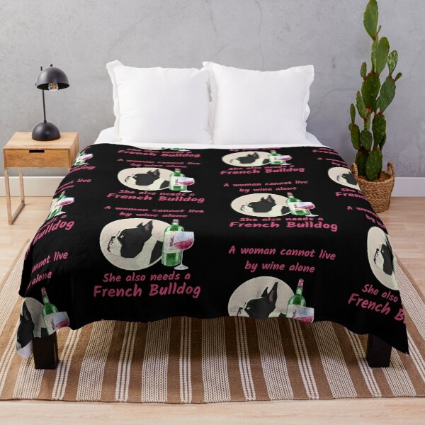 Item preview, Humorous French Bulldog and Wine designed and sold by onepony.