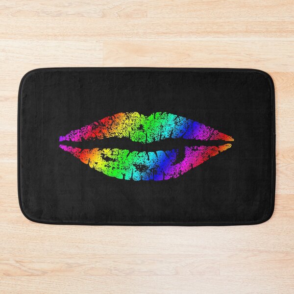 Item preview, Distressed Retro Mardi Gras Lips Casual Style designed and sold by Zavola.