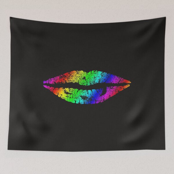 Item preview, Distressed Retro Mardi Gras Lips Casual Style designed and sold by Zavola.