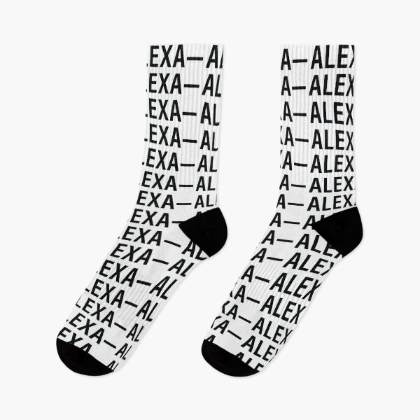 Item preview, Alexa— Typographic print in white and black designed and sold by House of Haha.