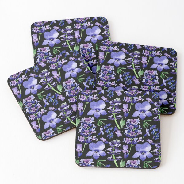 Item preview, Watercolor Lavender Flowers Pattern designed and sold by virilamissa.