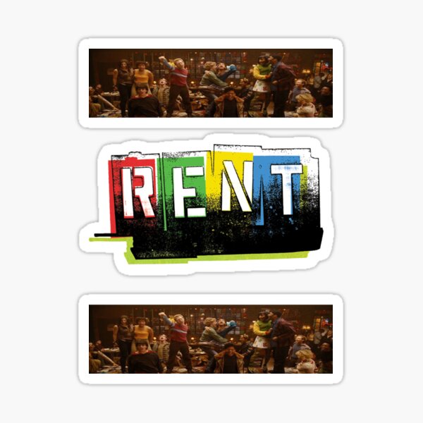 Rent The Musical Sticker For Sale By Bethm93 Redbubble