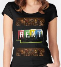 RENT the musical! Women's Fitted Scoop T-Shirt