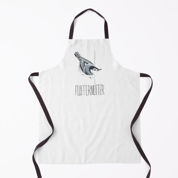 Item preview, Fluffernutter (White-breasted Nuthatch) designed and sold by LauraWolfArtist.