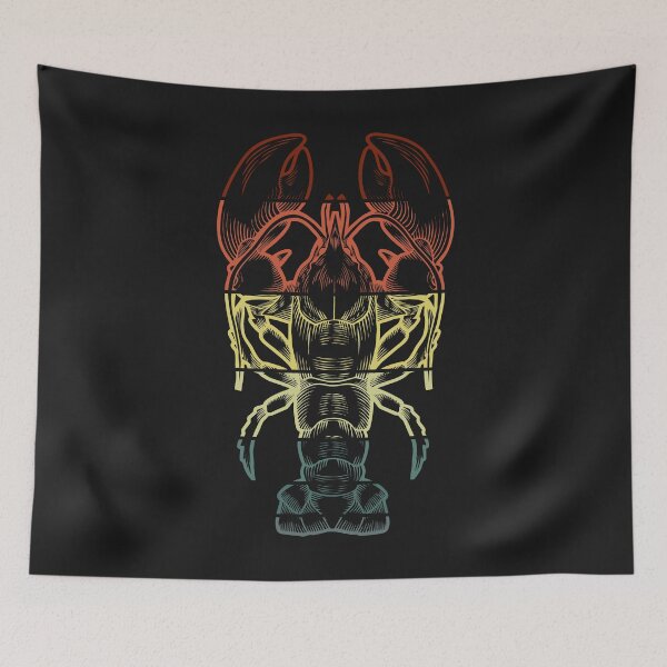Item preview, Crayfish Sunset Vintage Retro Invertebrate Keeper Food Restaurant Crustacean Shell Fish Procambarus Swamp Aquarium Aquatic Lobster Beautiful Gift for Boys Men Girls Ladies Women Youth designed and sold by TheAplus.