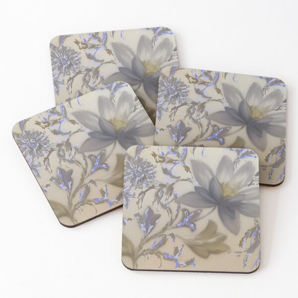 Item preview, Blue and lilac Floral bouquet designed and sold by Diane Hunter Art.