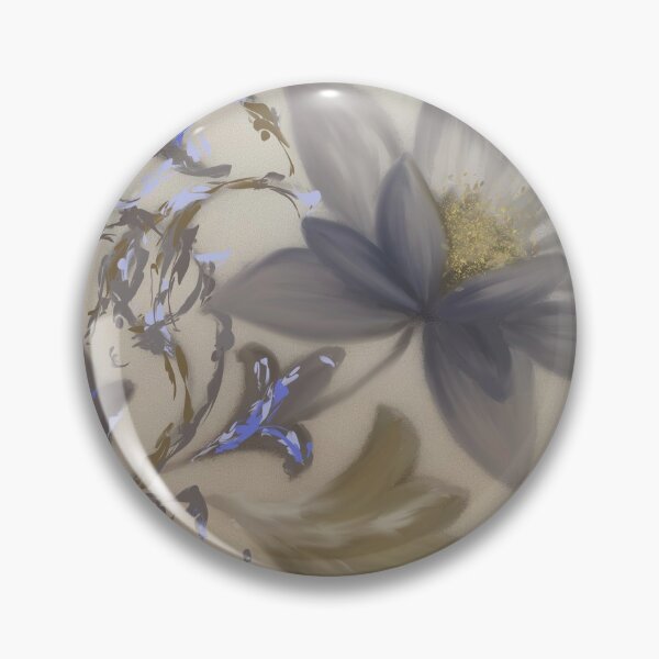 Item preview, Blue and lilac Floral bouquet designed and sold by Diane Hunter Art.