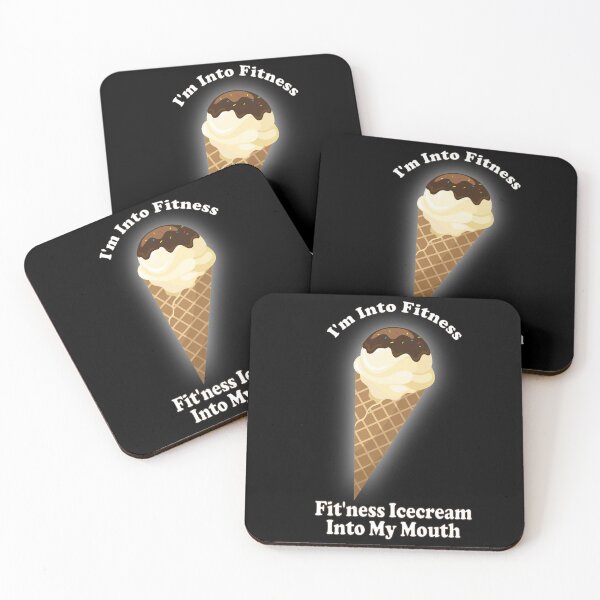 Item preview, I'm into Fitness - Fitness Ice cream Into My Mouth Design chocolate designed and sold by Paula Helit.