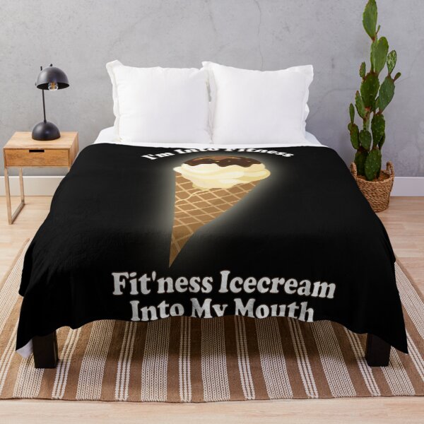 Item preview, Me gusta el fitness - Fitness Helado en mi boca Diseño chocolate designed and sold by Paula Helit.