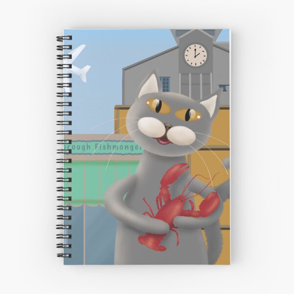 Item preview, Cat and lobster designed and sold by Julia Rudens.
