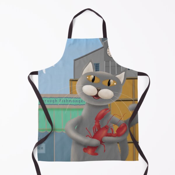 Item preview, Cat and lobster designed and sold by Julia Rudens.
