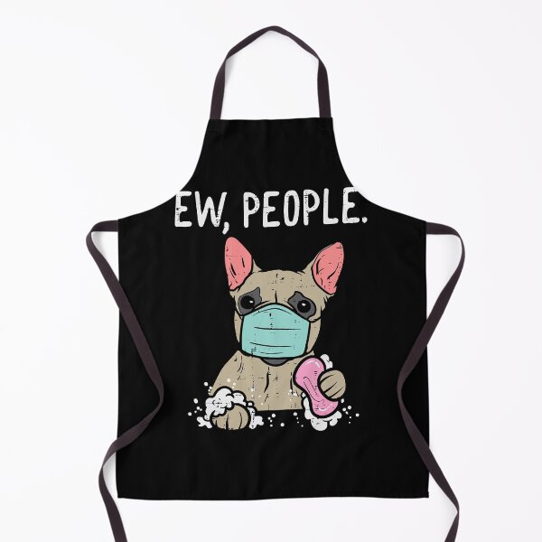 Item preview, Ew People French Bulldog Mask Frenchie Quarantine Dog designed and sold by MarcelaSoto.