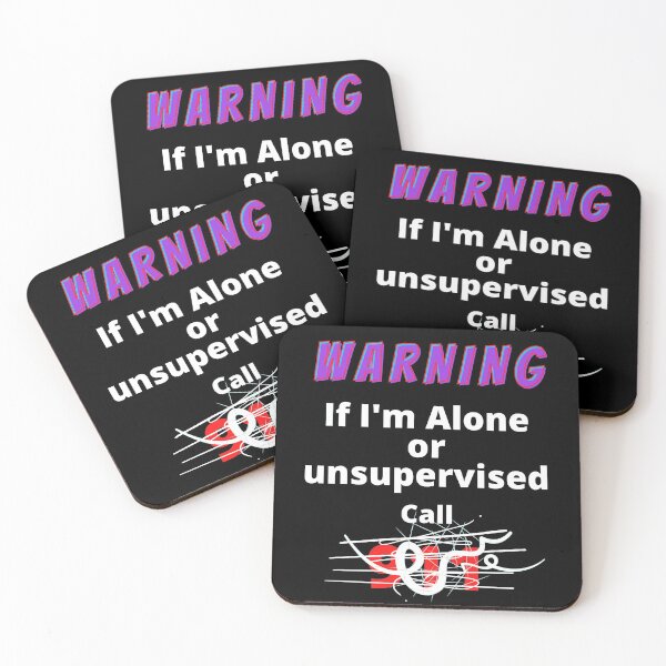 Item preview, Warning Call 911 - Sarcastic / Funny Design designed and sold by 1chillin.