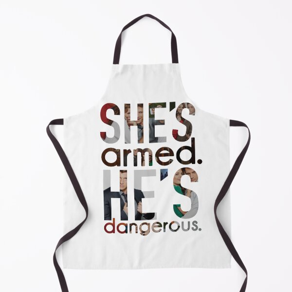 Item preview, She's armed, he's dangerous! designed and sold by sandiesque.
