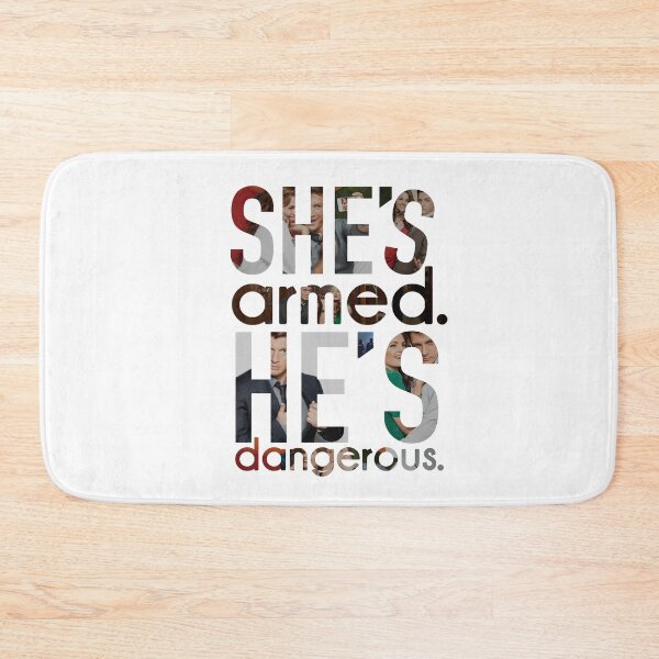 Item preview, She's armed, he's dangerous! designed and sold by sandiesque.