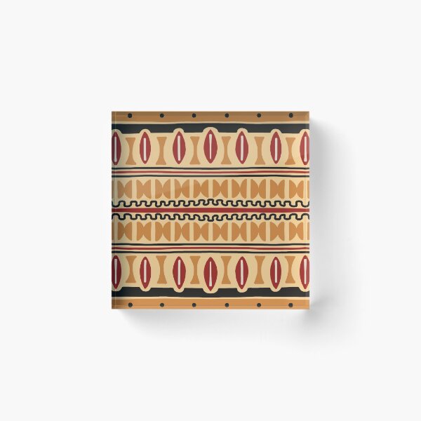 Artikelvorschau, Boho Chic braunes Muster entworfen und verkauft von PG Illustration.