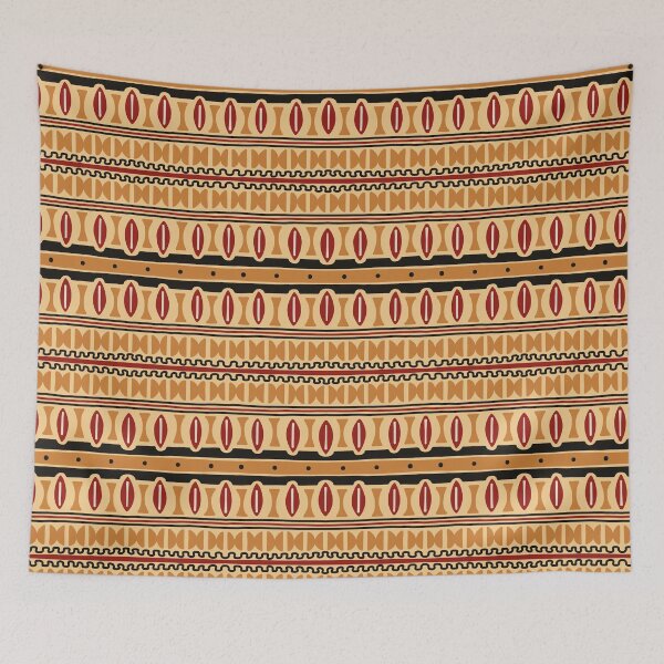 Aperçu de l'œuvre Motif marron Boho Chic créée et vendue par PG Illustration.