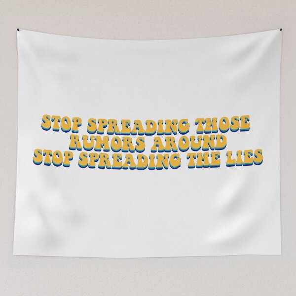 Item preview, Stop Spreading those rumors around tiktok designed and sold by crazychameleon.