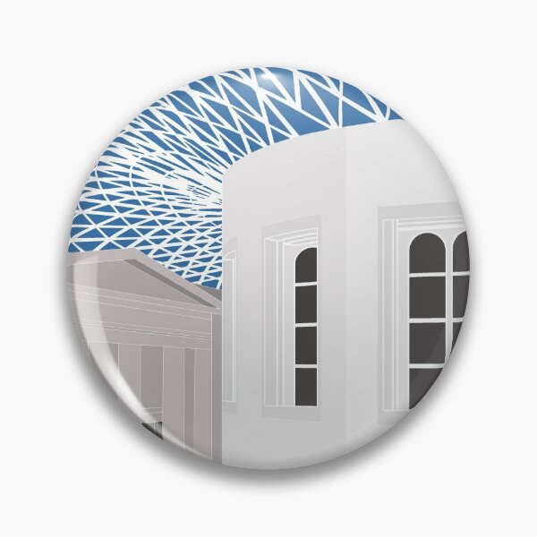 Item preview, British Museum Print, Travel Poster, London Print, Modern Architecture, Architecture Print designed and sold by sketchingarchi.