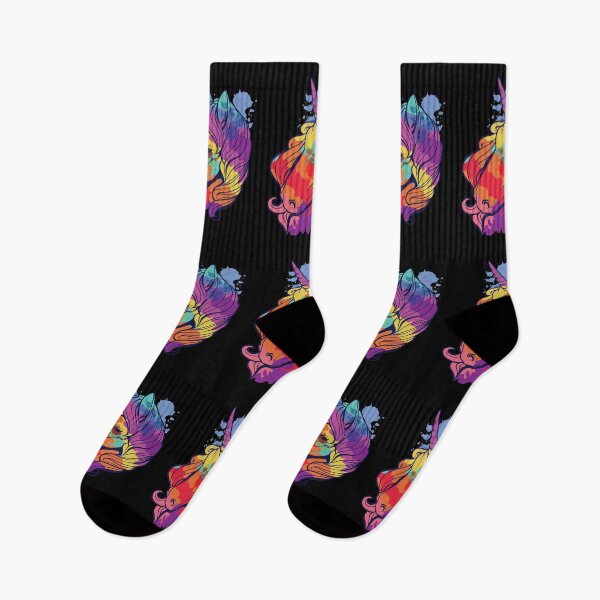 Item preview, Colorful Unicorn Color Splash Watercolor designed and sold by MadMando.