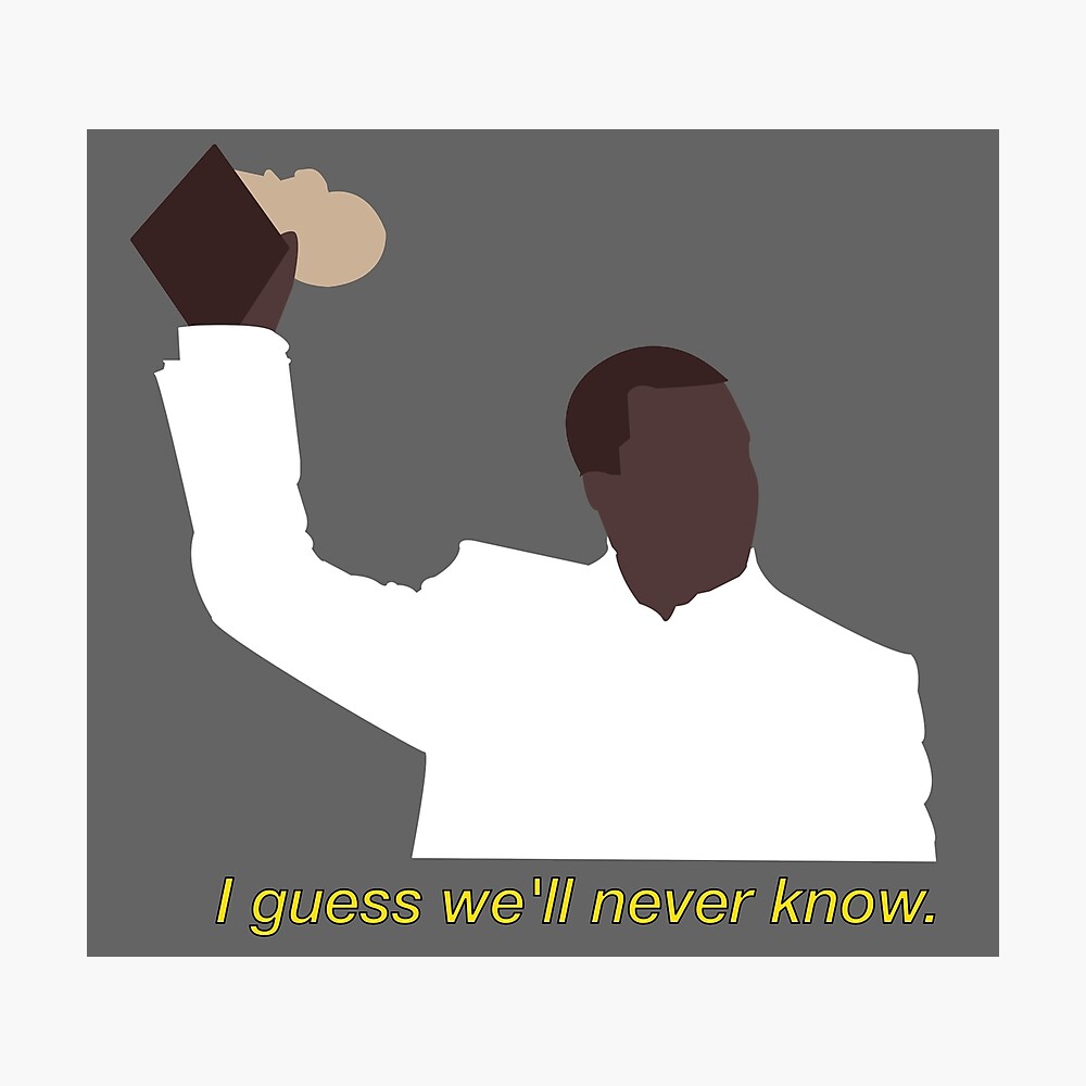 kanye I guess never know" Poster by seanyj | Redbubble