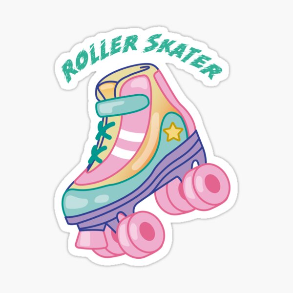 Roller Skater - Keep on rolling Sticker