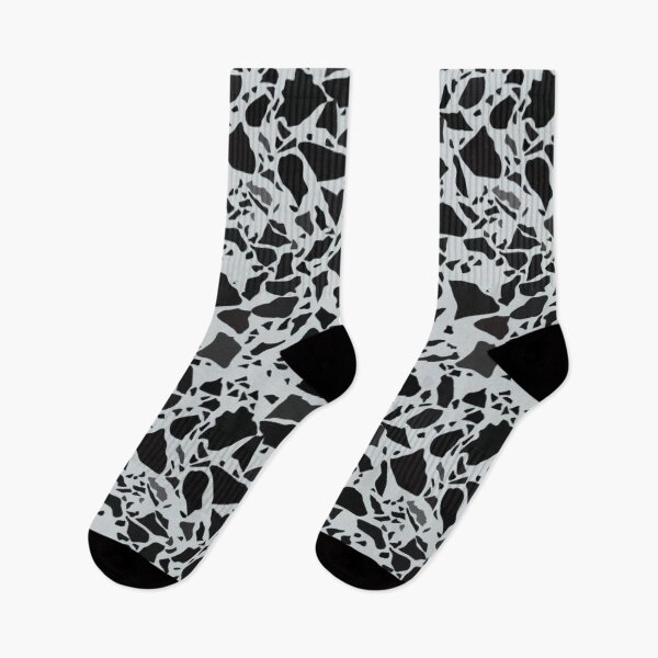 Item preview, Monochrome Grey Modern Terrazzo Pattern designed and sold by thesnowwhyte.