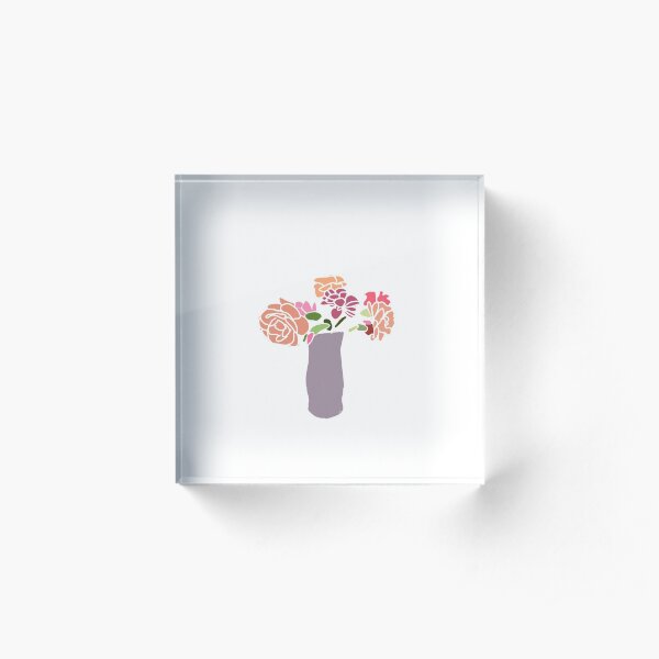 Flower vase Acrylic Block