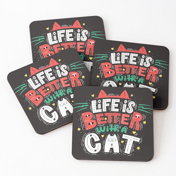 Item preview, Life is better with a cat designed and sold by EderParker.