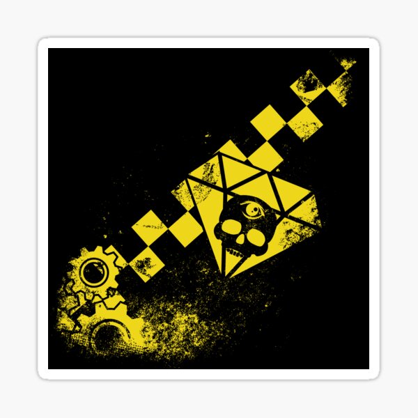 Black Leather Yellow Leather: No. 3 Sticker