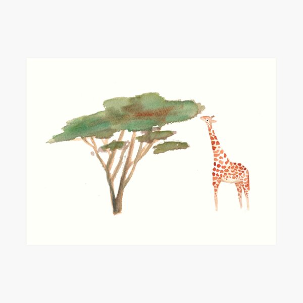 Giraffe Art Print