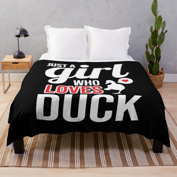 Item preview, Just a girl who loves duck, animal lovers designed and sold by narinari32.